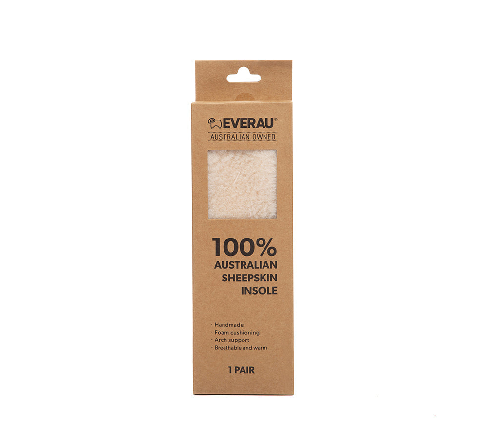 EVERAUĀ® UGG Boots Slippers Insole Sheepskin Wool Insert EVERAU
