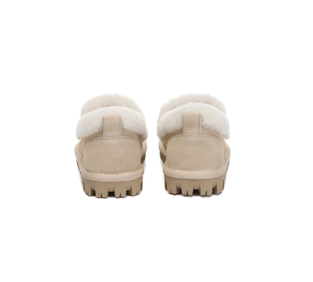 AUSTRALIAN SHEPHERD® UGG Slippers Women Sheepskin Wool Ankle Rilee Loafers UGG AUSTRALIAN SHEPHERD
