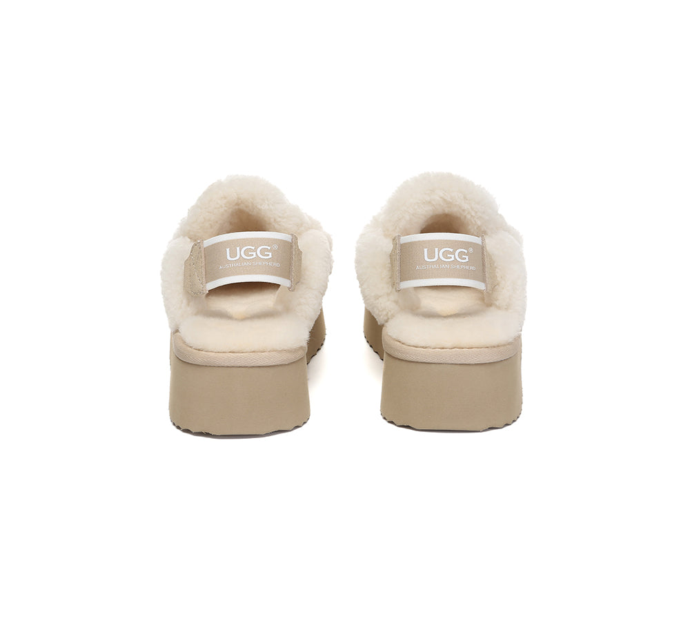 UGG Slippers Women Removable Strap Slingback Platform Rilee