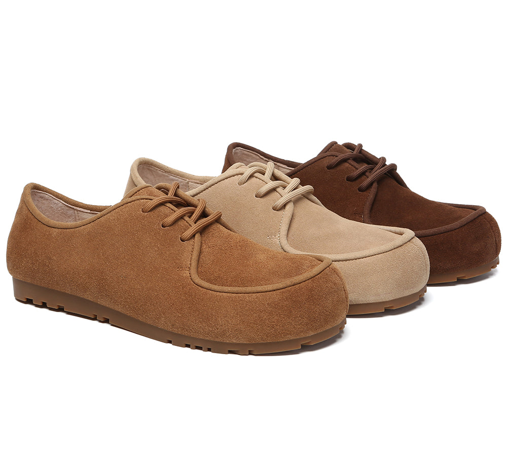 EVERAUยฎ Women Slippers Suede Lace Up Brandon EVERAU