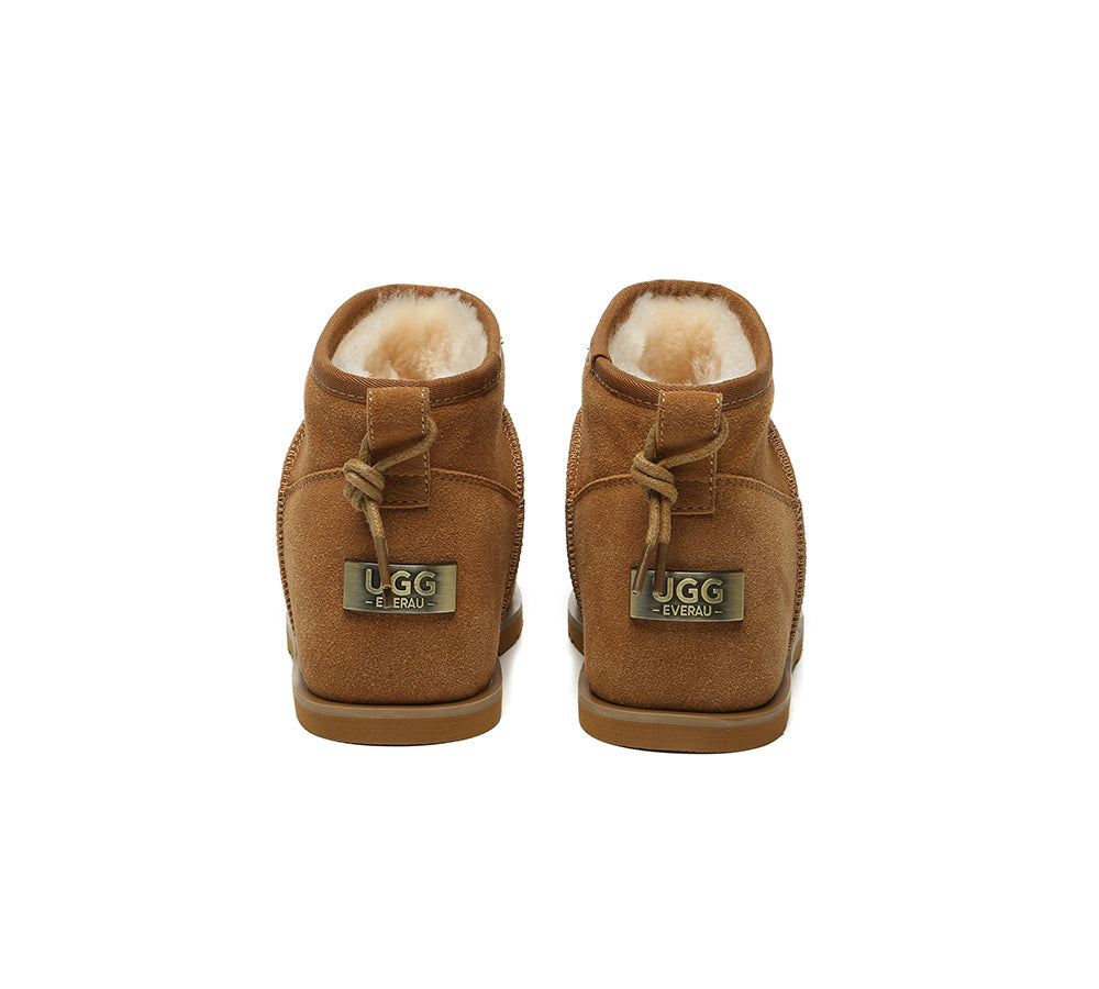 UGG Boots Women Sheepskin Wool Mini Ankle Euro Loaf Palmer