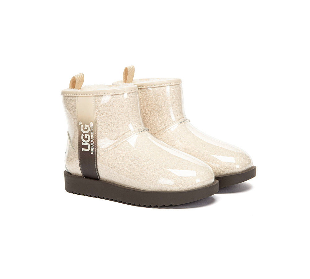 AUSTRALIAN SHEPHERD® UGG Boots Women Clear Waterproof Shearling Coated Neo UGG AUSTRALIAN SHEPHERD
