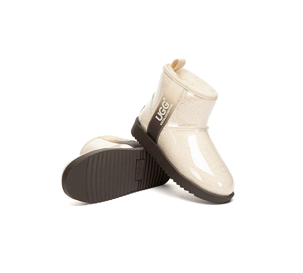 AUSTRALIAN SHEPHERD® UGG Boots Women Clear Waterproof Shearling Coated Neo UGG AUSTRALIAN SHEPHERD