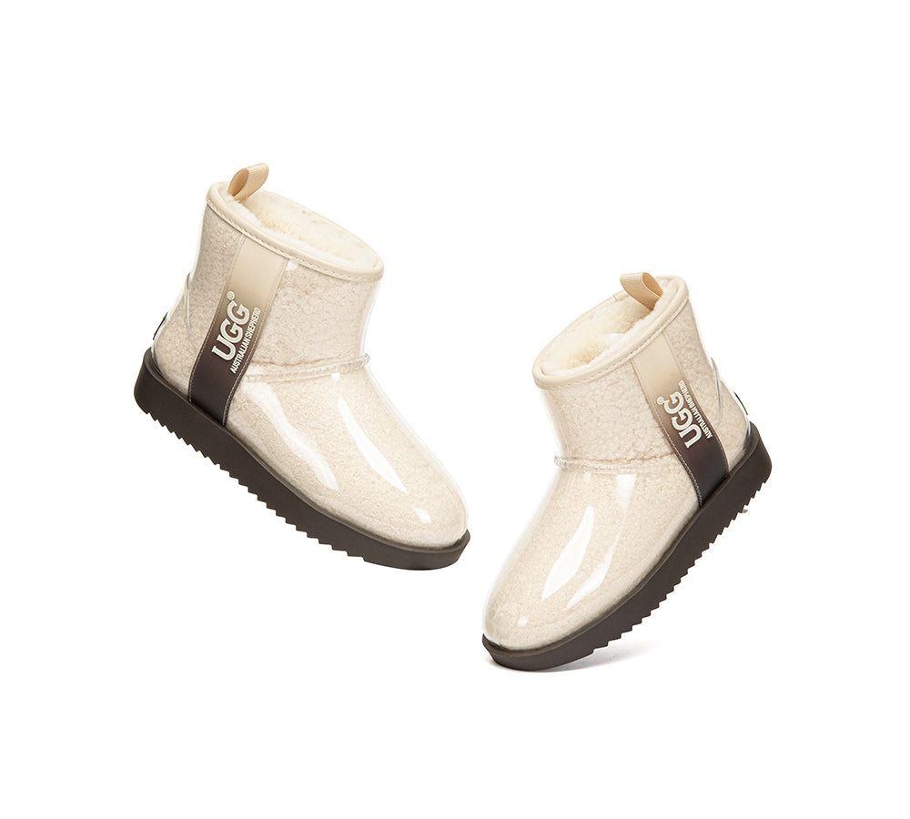 AUSTRALIAN SHEPHERD® UGG Boots Women Clear Waterproof Shearling Coated Neo UGG AUSTRALIAN SHEPHERD