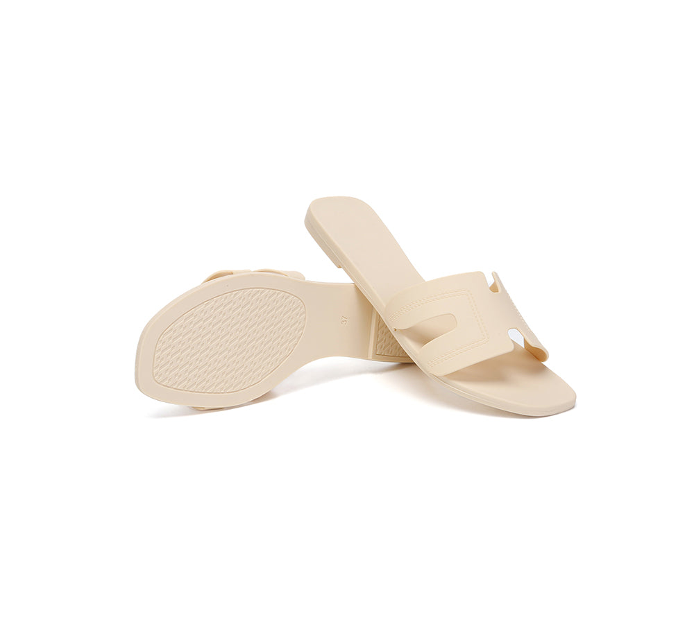 EVERAUĀ® Women Flat Slides Katherine