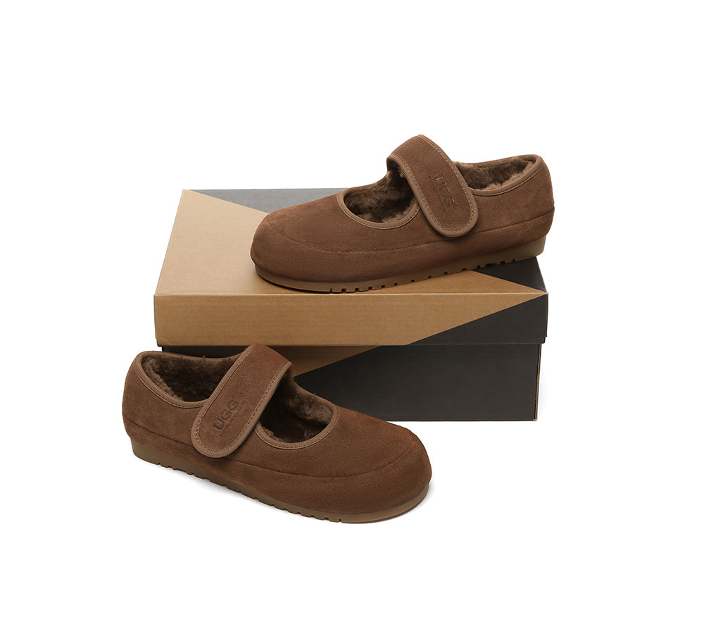 AUSTRALIAN SHEPHERD® UGG Slippers Sheepskin Wool Adjustable Strap Millie UGG AUSTRALIAN SHEPHERD