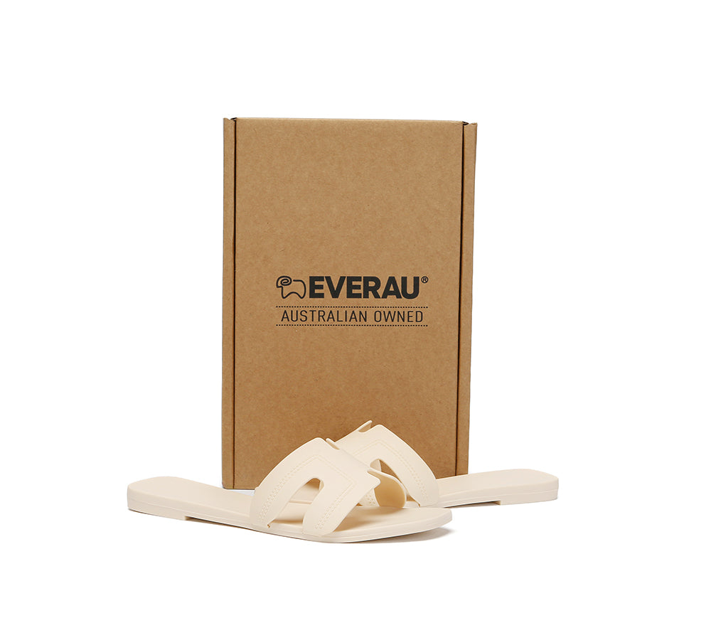 EVERAUĀ® Women Flat Slides Katherine