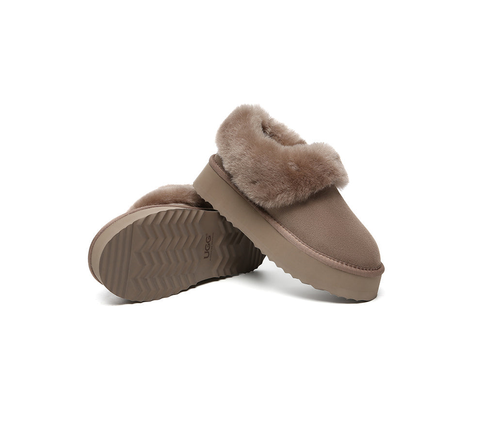 AUSTRALIAN SHEPHERD® UGG Slippers Women Platform Clarrie