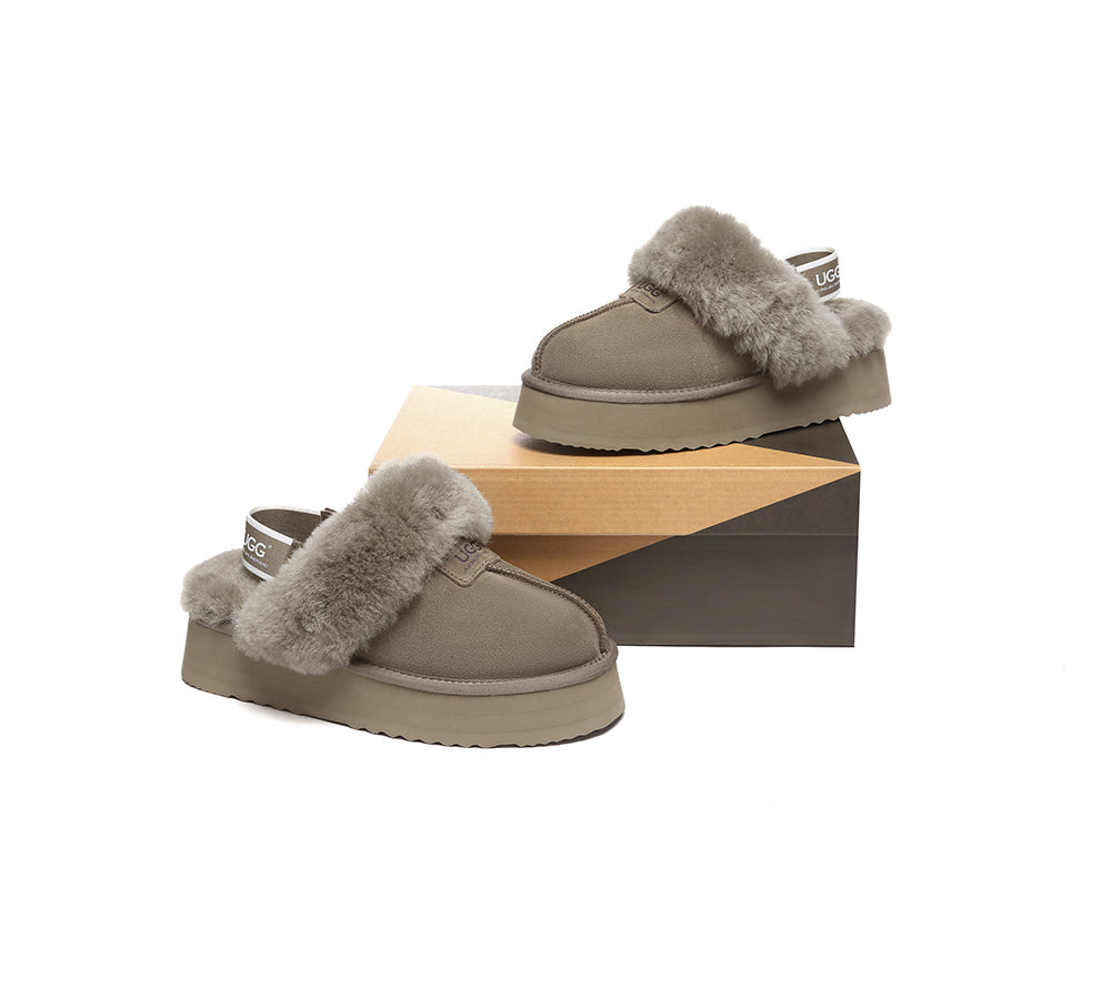 AUSTRALIAN SHEPHERD® UGG Slippers Women Removable Strap Slingback Platform Suzie - UGG EXPRESS