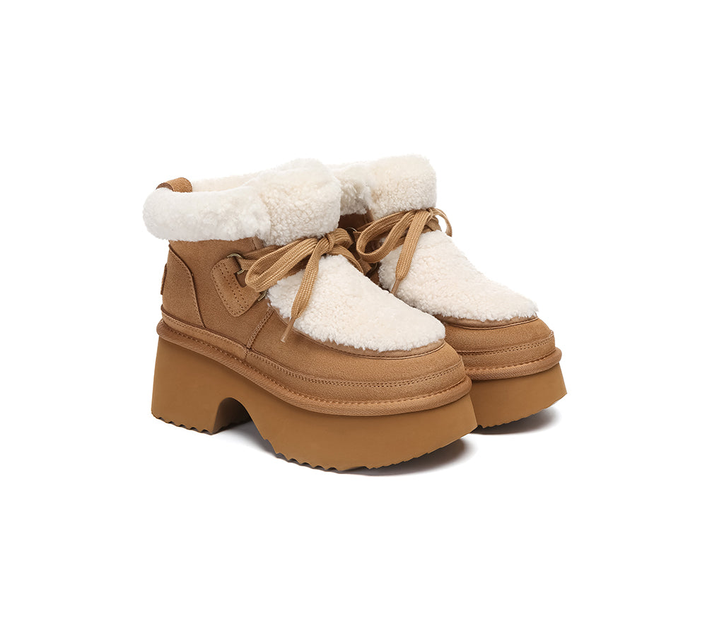 AUSTRALIAN SHEPHERD® UGG Boots Women Chunky Platform Bumpy