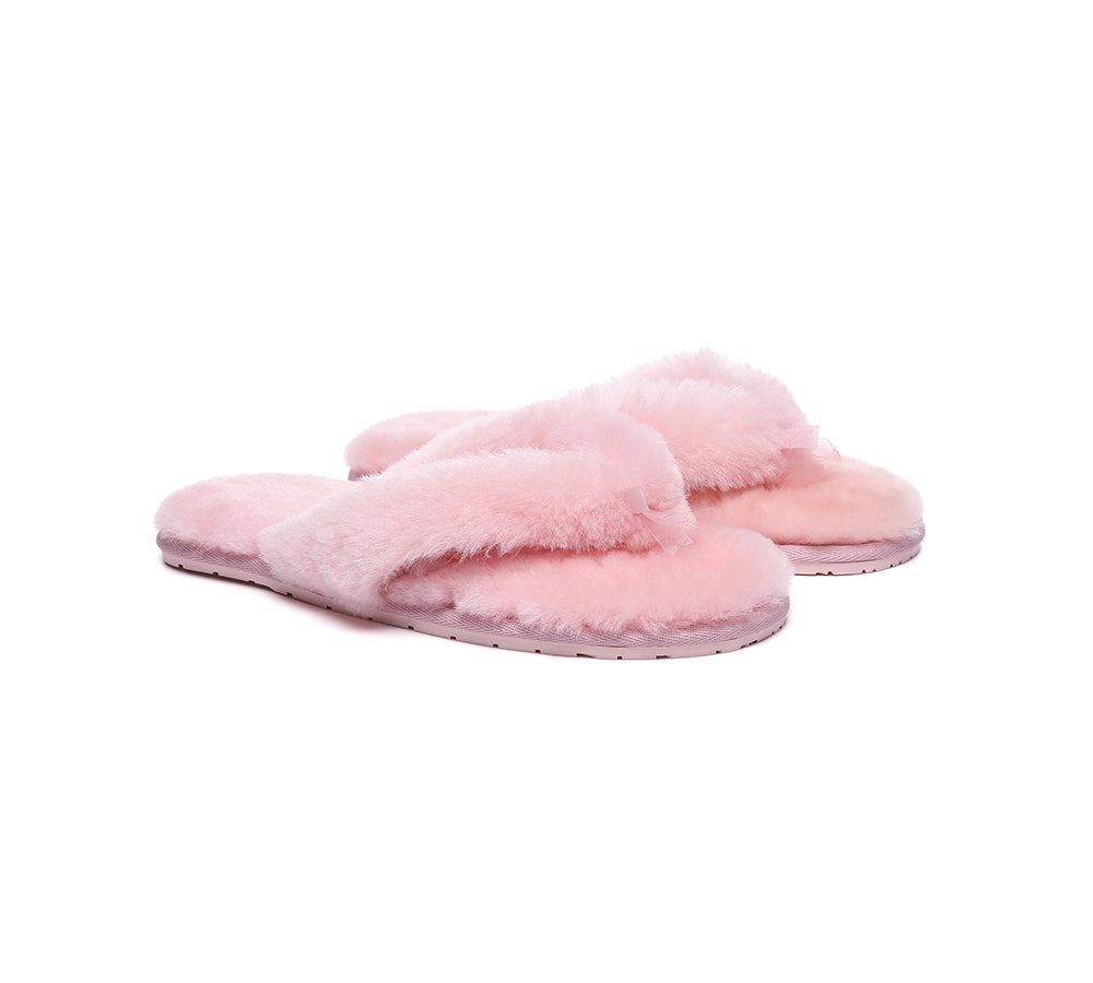 UGG Thongs Women Fluffy Slides Farah