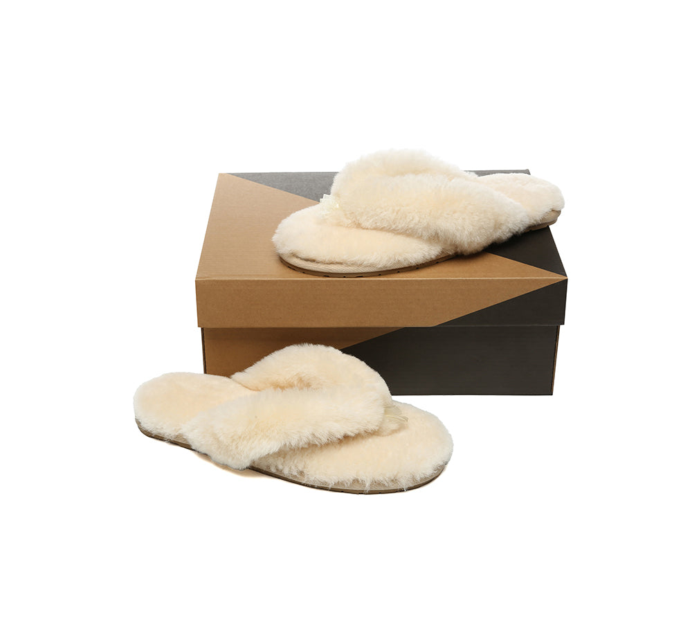 UGG Thongs Women Fluffy Slides Farah