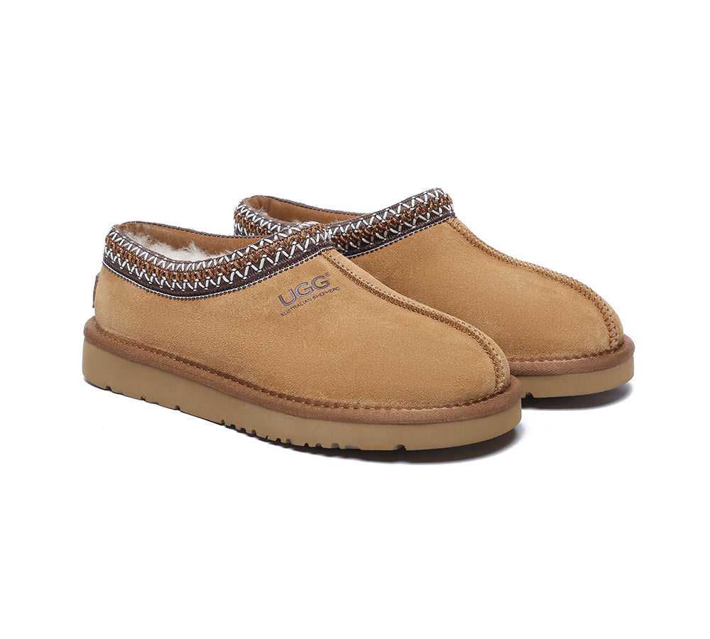 AUSTRALIAN SHEPHERDยฎ UGG Slippers Sheepskin Wool Ankle Tazzy Hippie - UGG EXPRESS