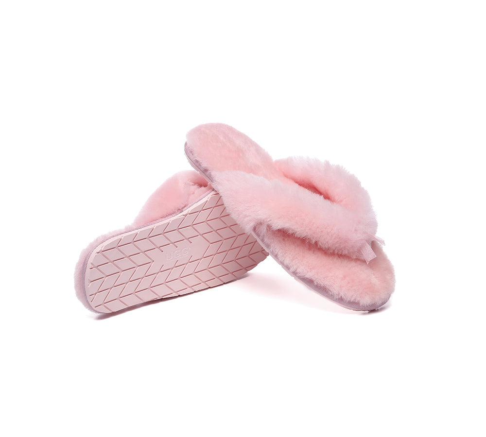UGG Thongs Women Fluffy Slides Farah