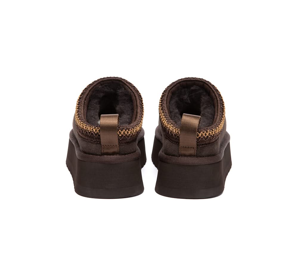 AUSTRALIAN SHEPHERD® UGG Slippers Sheepskin Wool Ankle Platform Tazzy Tay UGG AUSTRALIAN SHEPHERD