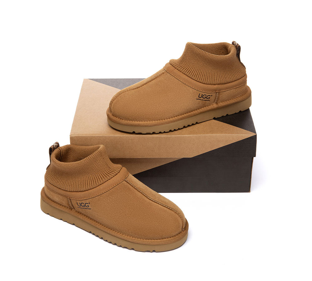 AUSTRALIAN SHEPHERD® UGG Boots Sheepskin Wool Stretchy Ankle Margaret UGG AUSTRALIAN SHEPHERD