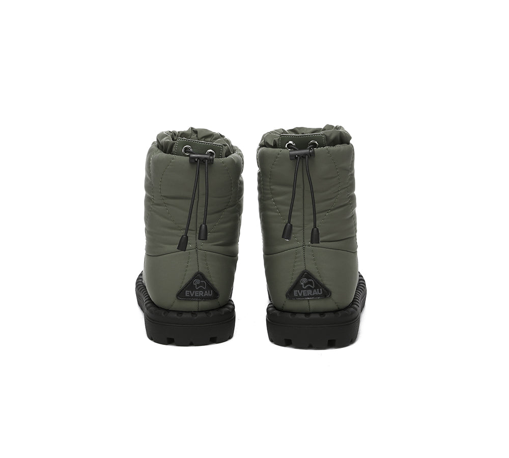 EVERAU® UGG Boots Women Sheepskin Wool Waterproof Drawstring Sonita - UGG EXPRESS