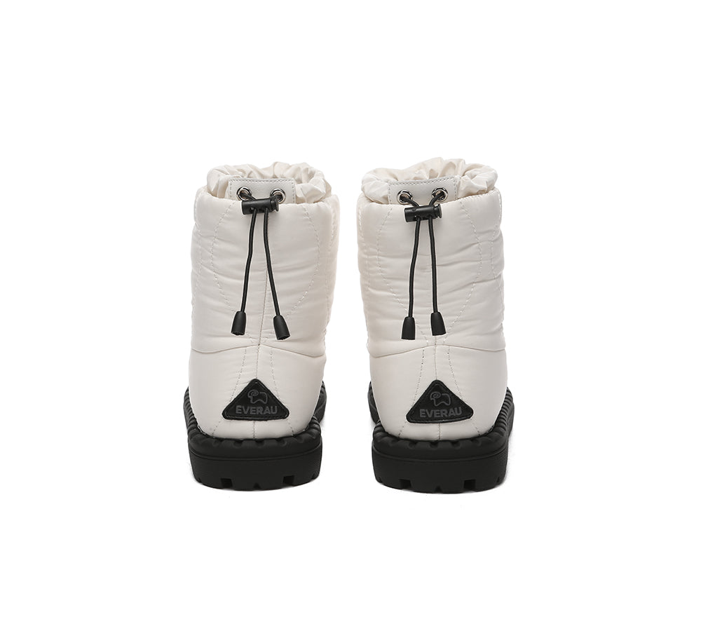 EVERAU® UGG Boots Women Sheepskin Wool Waterproof Drawstring Sonita - UGG EXPRESS