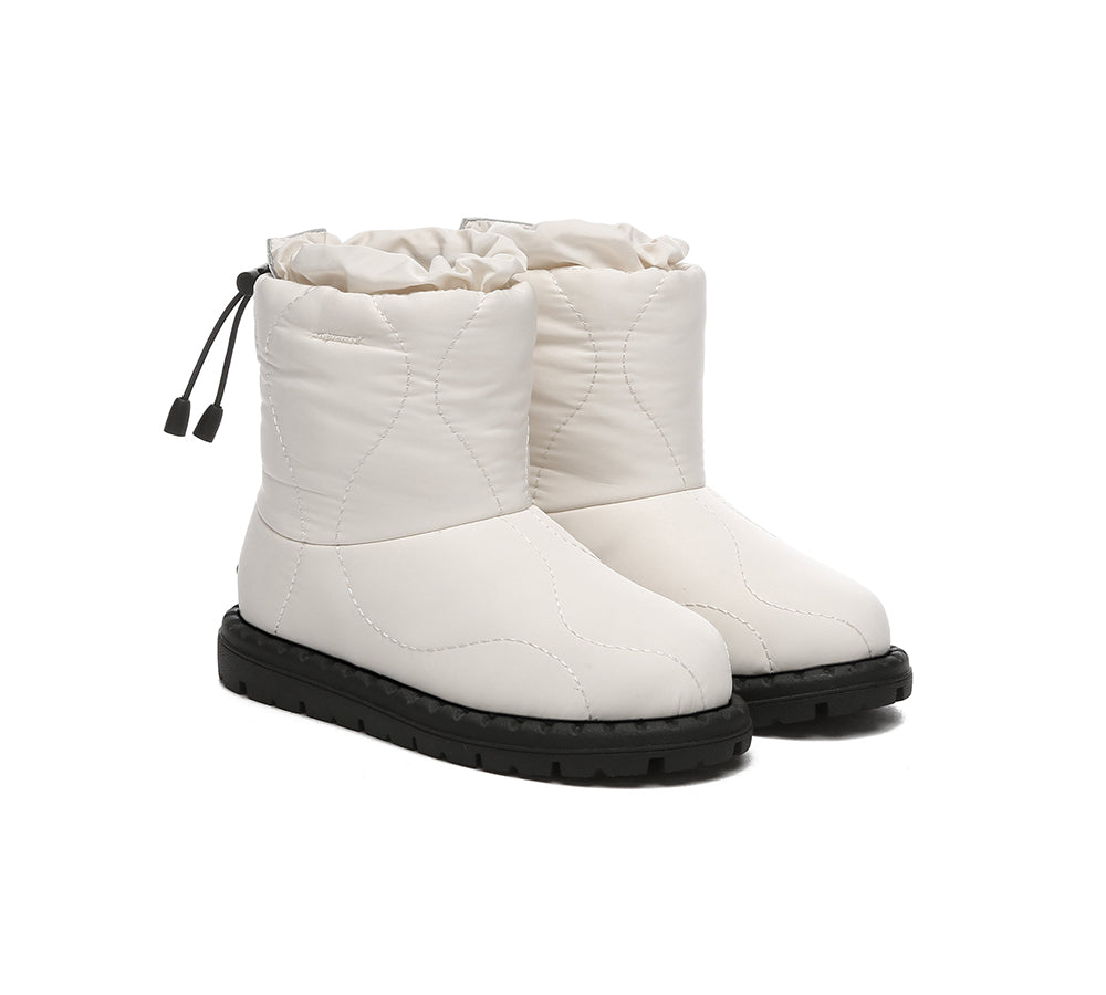 EVERAUยฎ UGG Boots Kids Sheepskin Wool Waterproof Drawstring Sonita - UGG EXPRESS