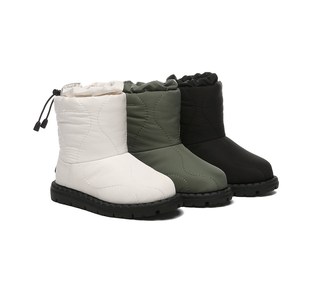 EVERAUยฎ UGG Boots Kids Sheepskin Wool Waterproof Drawstring Sonita - UGG EXPRESS