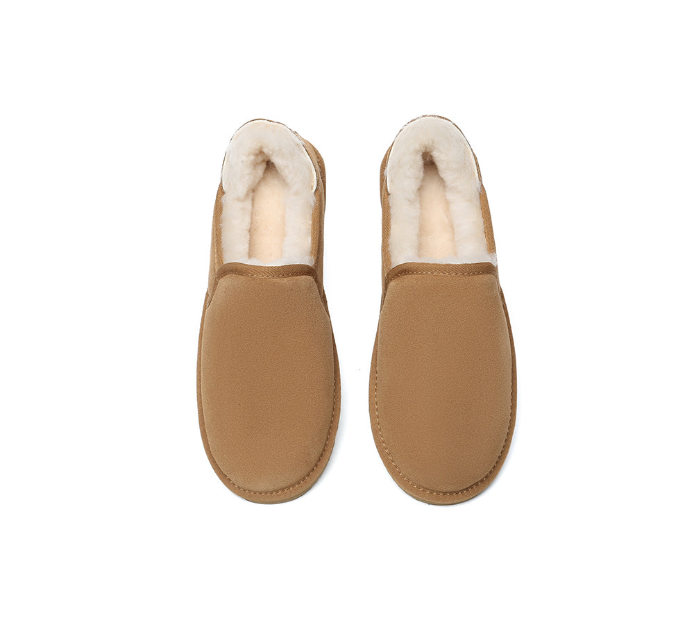 UGG Slippers Men Sheepskin Wool Ankle Barn