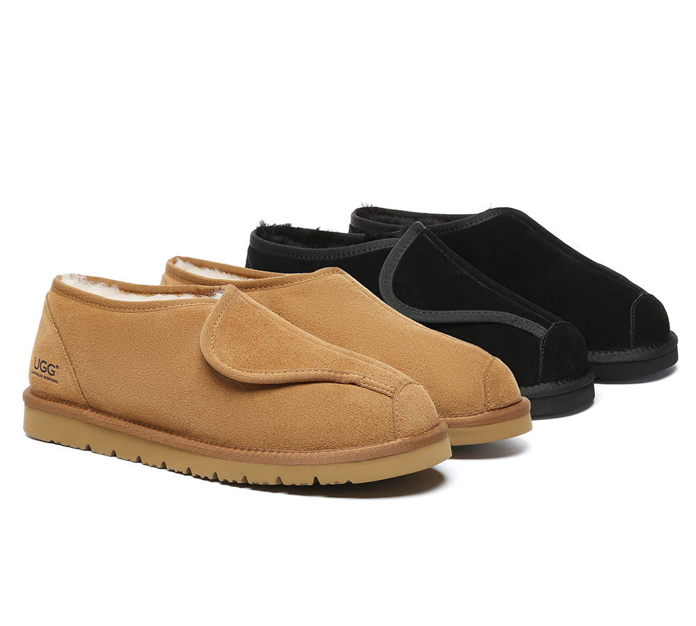 AUSTRALIAN SHEPHERDยฎ UGG Slippers Sheepskin Wool Adjustable Tristen UGG AUSTRALIAN SHEPHERD