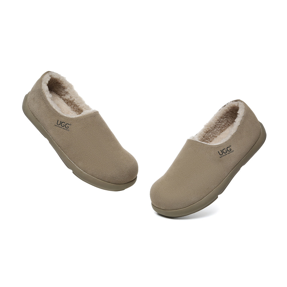 AUSTRALIAN SHEPHERD® UGG Slippers Sheepskin Wool Ankle Clog Brett UGG AUSTRALIAN SHEPHERD