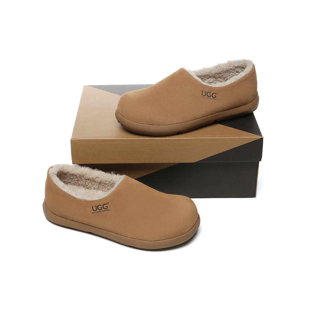 AUSTRALIAN SHEPHERD® UGG Slippers Sheepskin Wool Ankle Clog Brett UGG AUSTRALIAN SHEPHERD