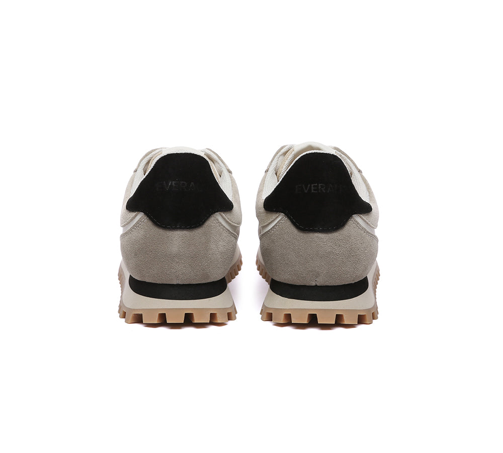 Women Leather Chunky Sneakers Etta