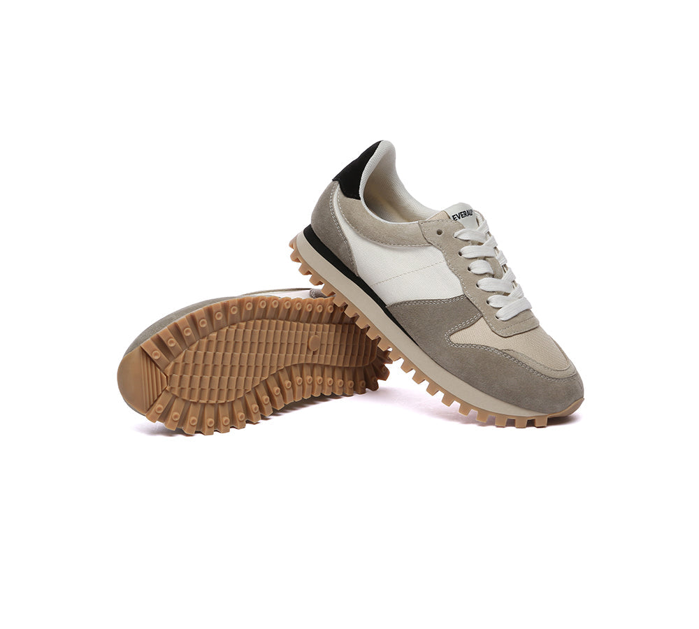 Women Leather Chunky Sneakers Etta