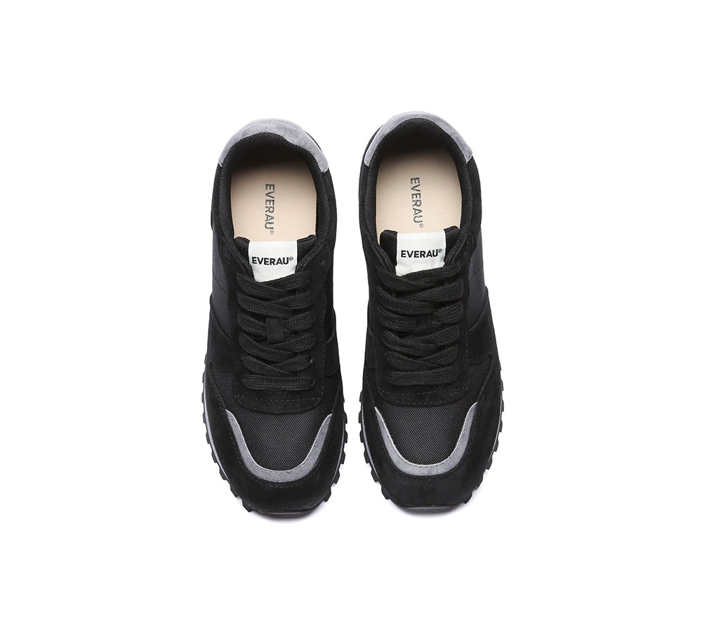Women Leather Chunky Sneakers Etta