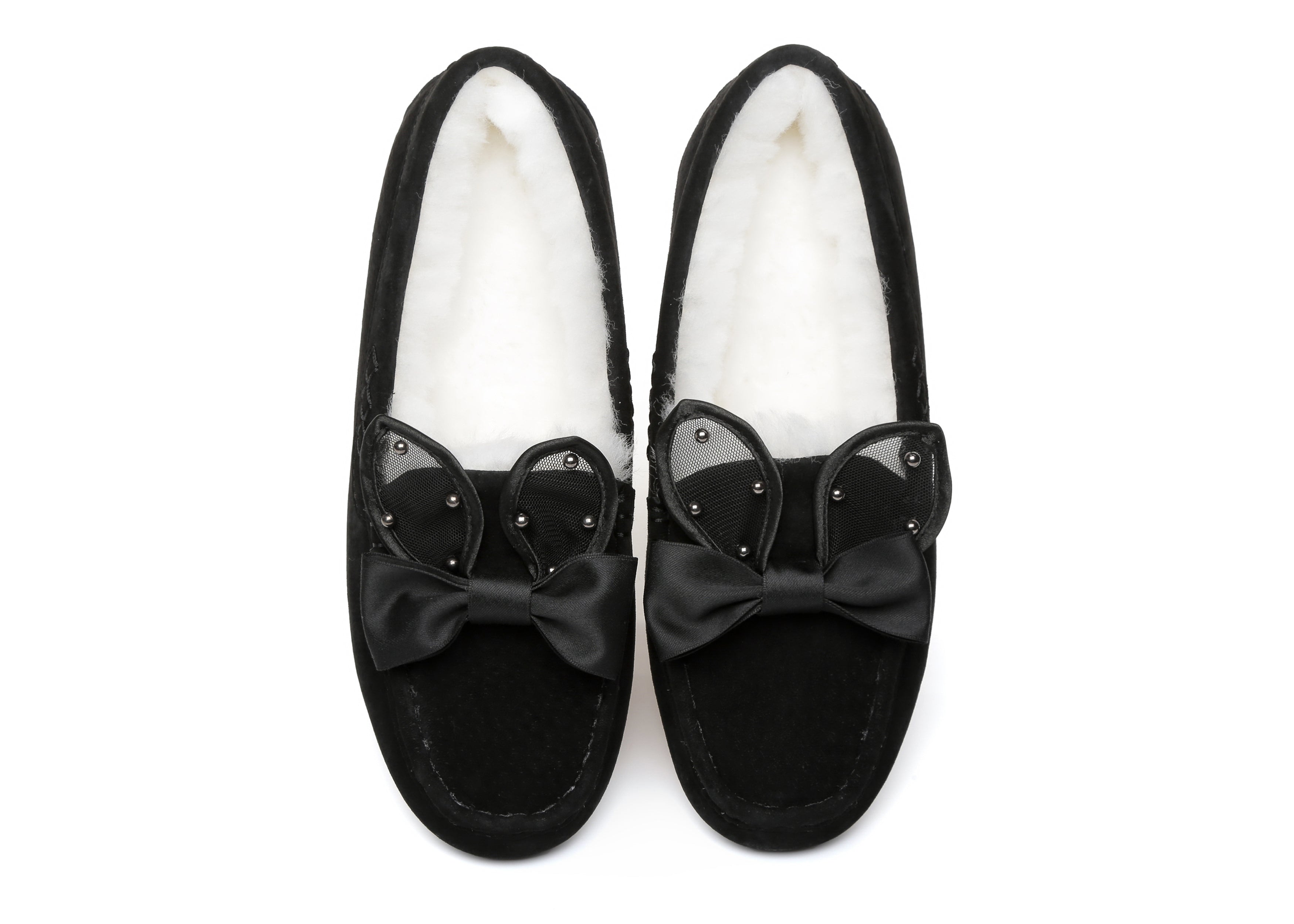 Casual Flats Women Wabbit Moccasin
