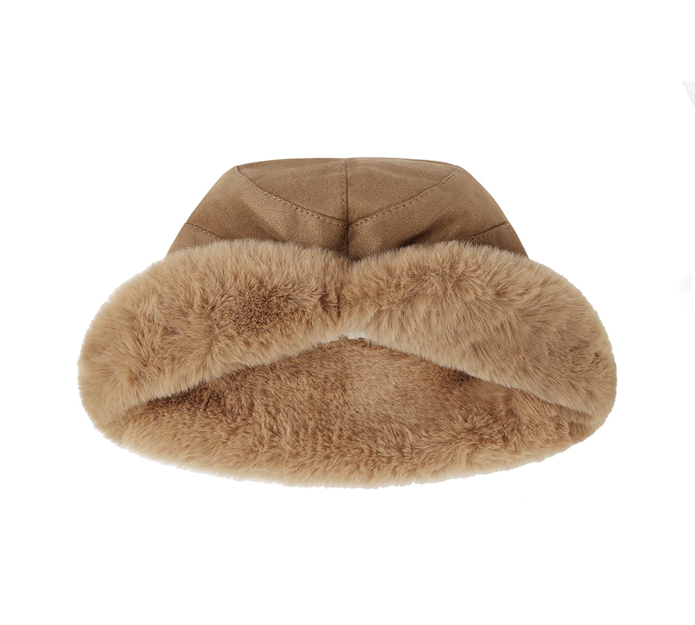 EVERAU® Suede Fluffy Warm Bucket Hat EVERAU