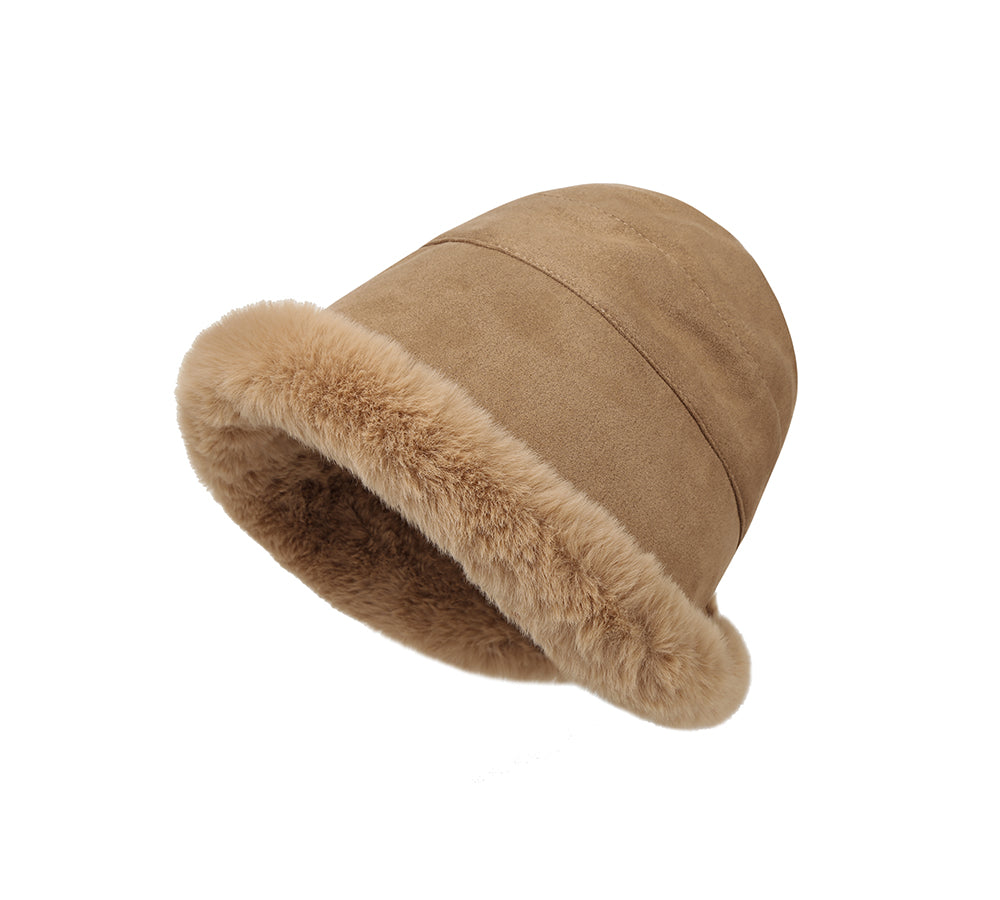 EVERAU® Suede Fluffy Warm Bucket Hat EVERAU