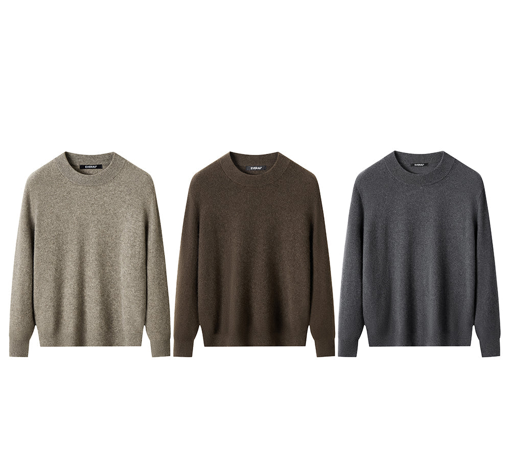 EVERAU® Oversized Yak Cashmere Blend Knit Sweater Toora EVERAU