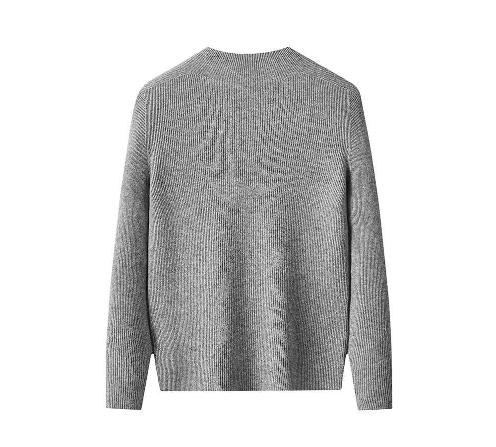 EVERAU® Wool Sweater Light Pure Wool Knitwear Roya EVERAU