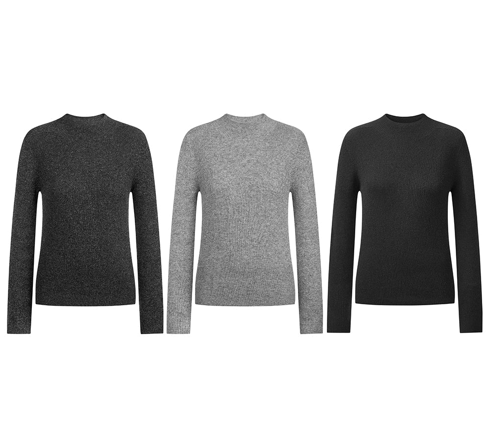 EVERAUยฎ 100% Wool Knitwear Sweater Roya EVERAU