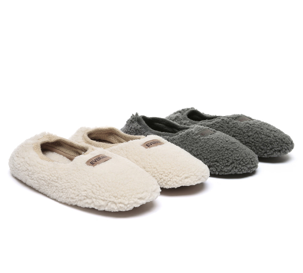 EVERAUยฎ UGG Slippers Women Curly Sheepskin Wool Elastic Lucina - UGG EXPRESS