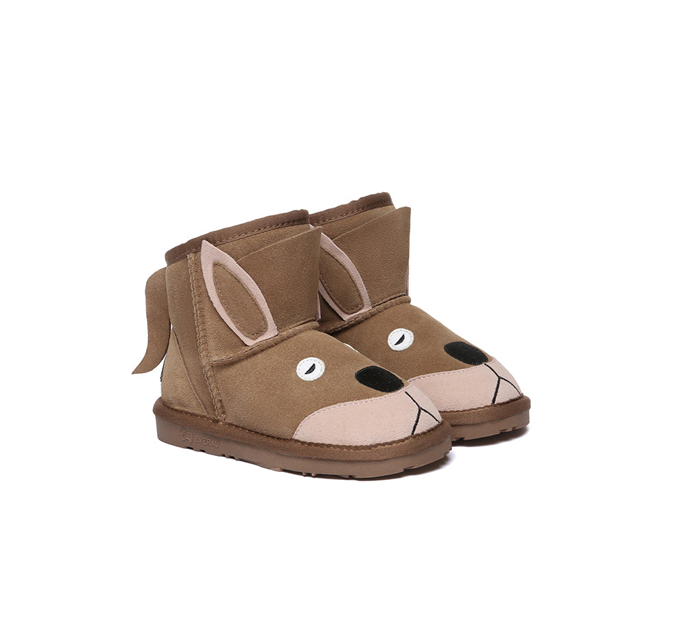 EVERAUยฎ UGG Boots Kids Sheepskin Wool Kangaroo Kids Plus - UGG EXPRESS