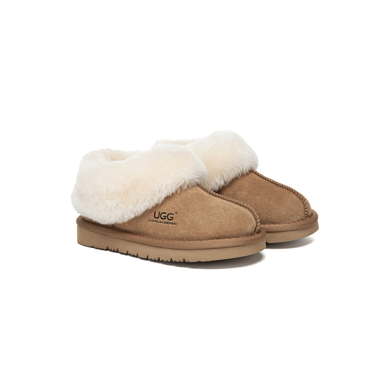 AUSTRALIAN SHEPHERDยฎ UGG Slippers Kids Sheepskin Wool Ankle Homey - UGG EXPRESS