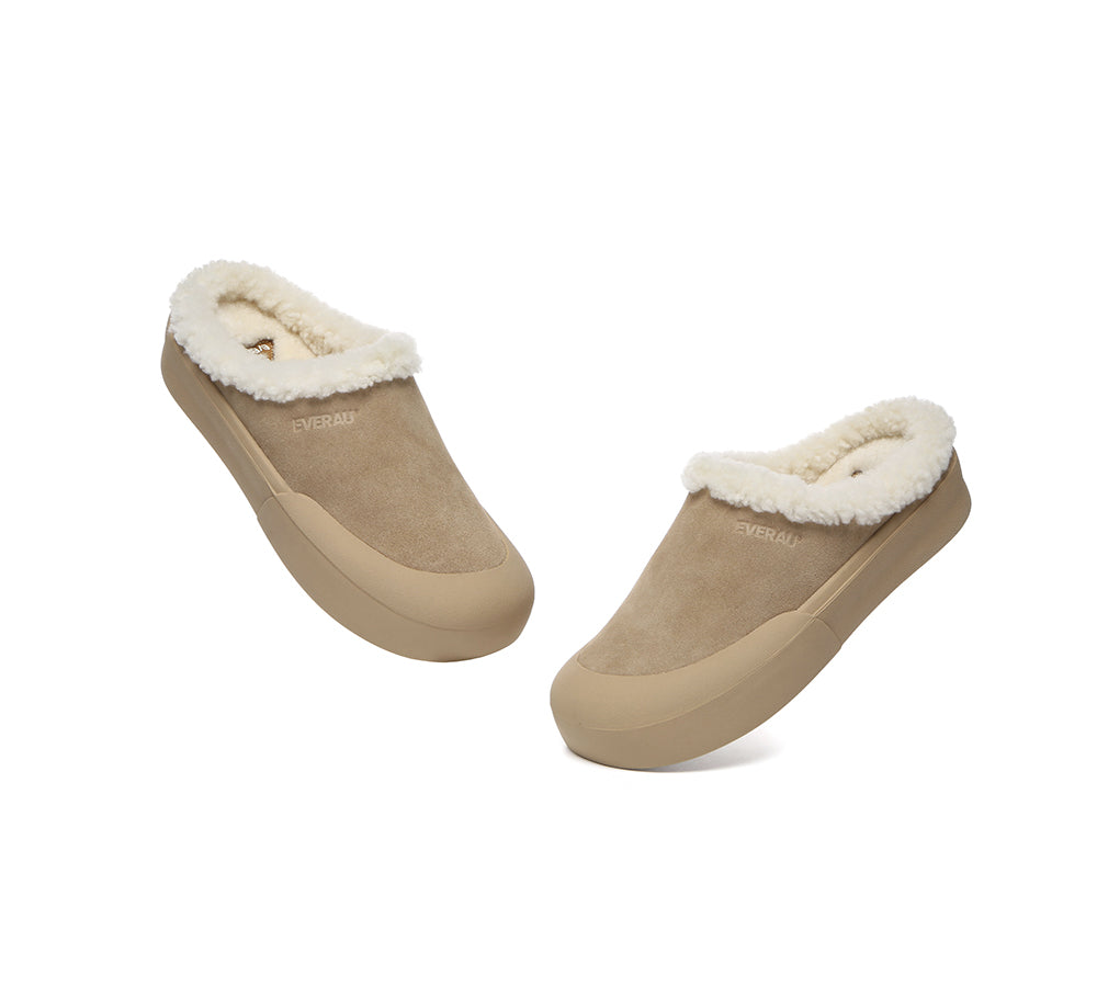 EVERAU® UGG Slippers Scuff Staney