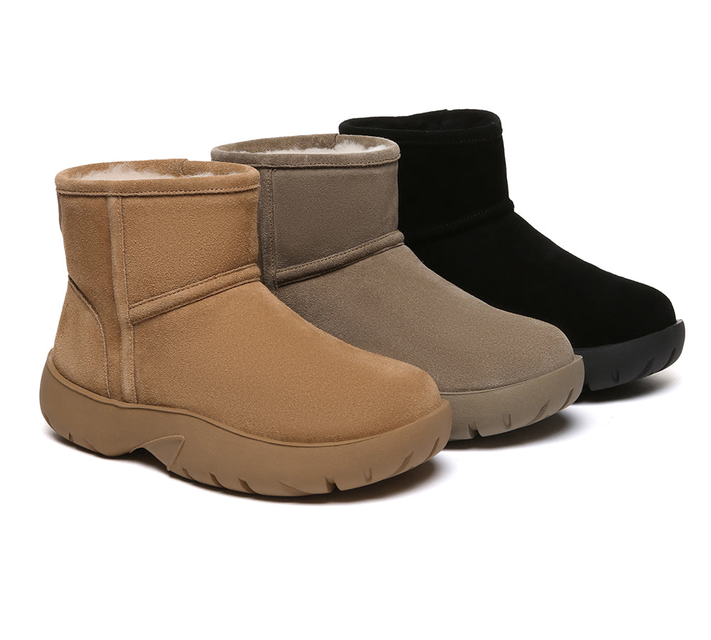 AUSTRALIAN SHEPHERDยฎ UGG Boots Sheepskin Wool Ankle Chunky Mini Classic Salma - UGG EXPRESS