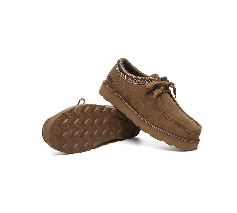 Men Leather Lace Up Casual Shoes Madison