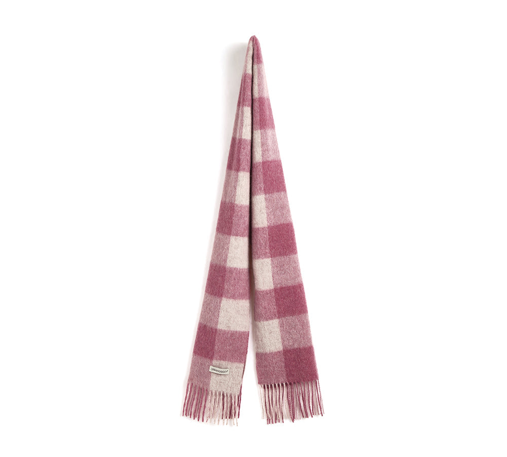 Urban UGG® 100% Wool Check Scarf Zoe - UGG EXPRESS