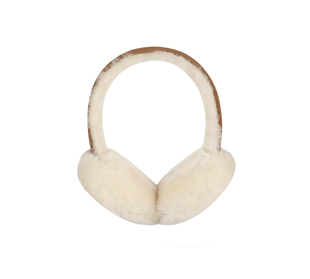 Accessories - Adjustable Sheepskin Wool Connie Earmuff