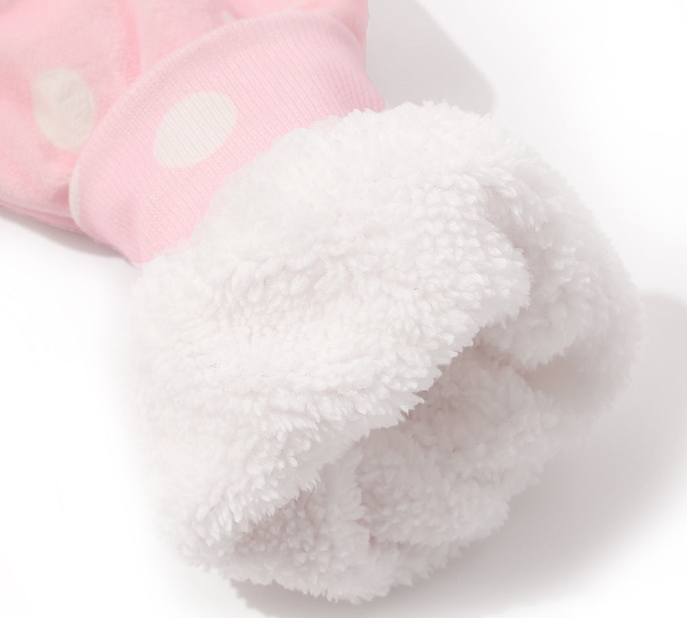 Apparel - Reversible Hoodie Blanket Unisex Pink Polka Dot