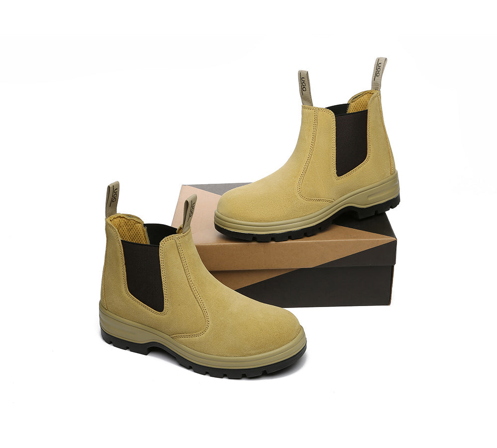 Boots - Work Safety Boots Mens Arlo Steel Toe Cap With Wool Insoles