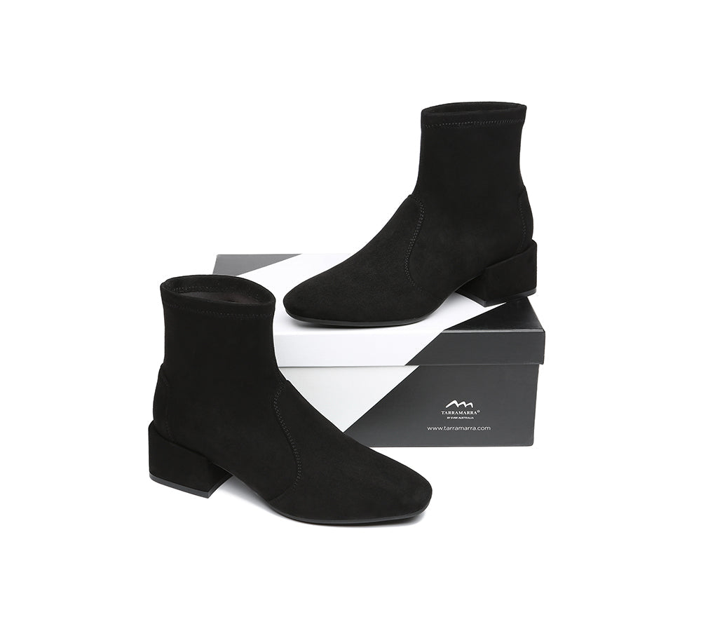 Fashion Boots - Ankle Sock Microsuede Boots Women Kenia