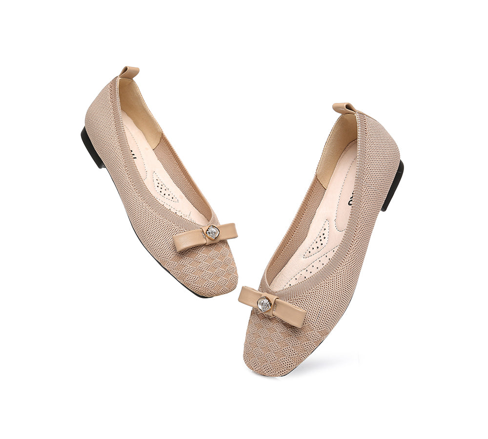 Flats - Flats With Bow Women Yolanda