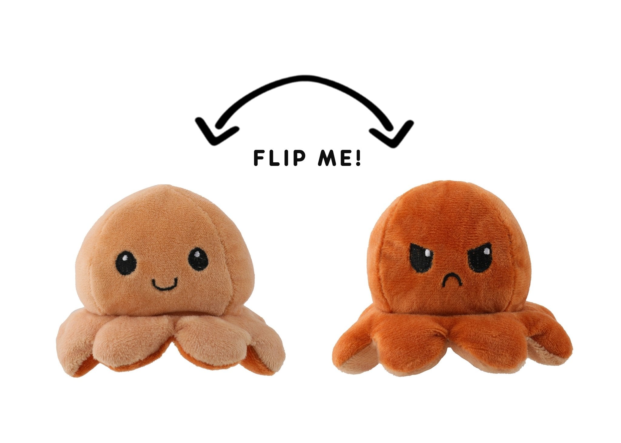 Flip Octopus Plush Key Chain Large - Accessories - Light Brown/dark Brown - Uggoutlet